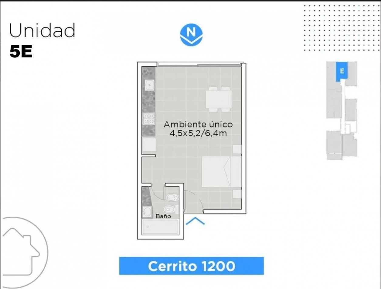 DEPARTAMENTO MONOAMBIENTE