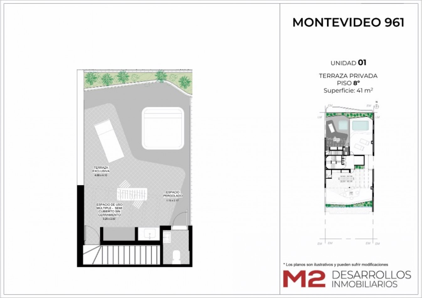 DEPARTAMENTO 3 DORMITORIOS (terraza exclusiva con piscina)